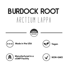 Load image into Gallery viewer, Burdock Root Capsules